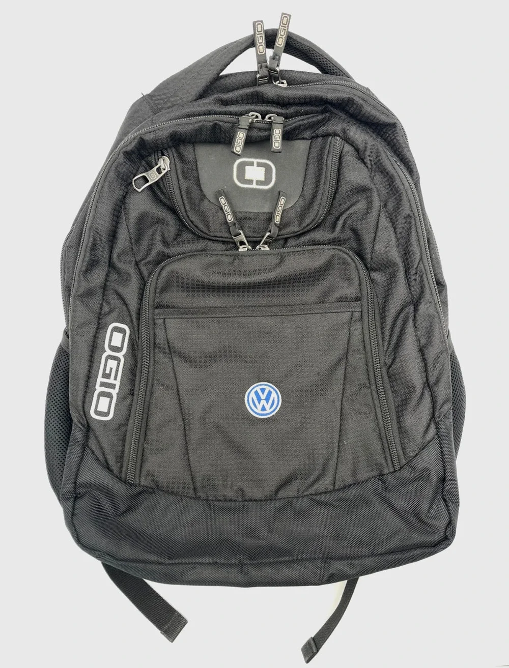 Ogio Excelsior Backpack Gray Black Geometric Pattern Travel Laptop School Work